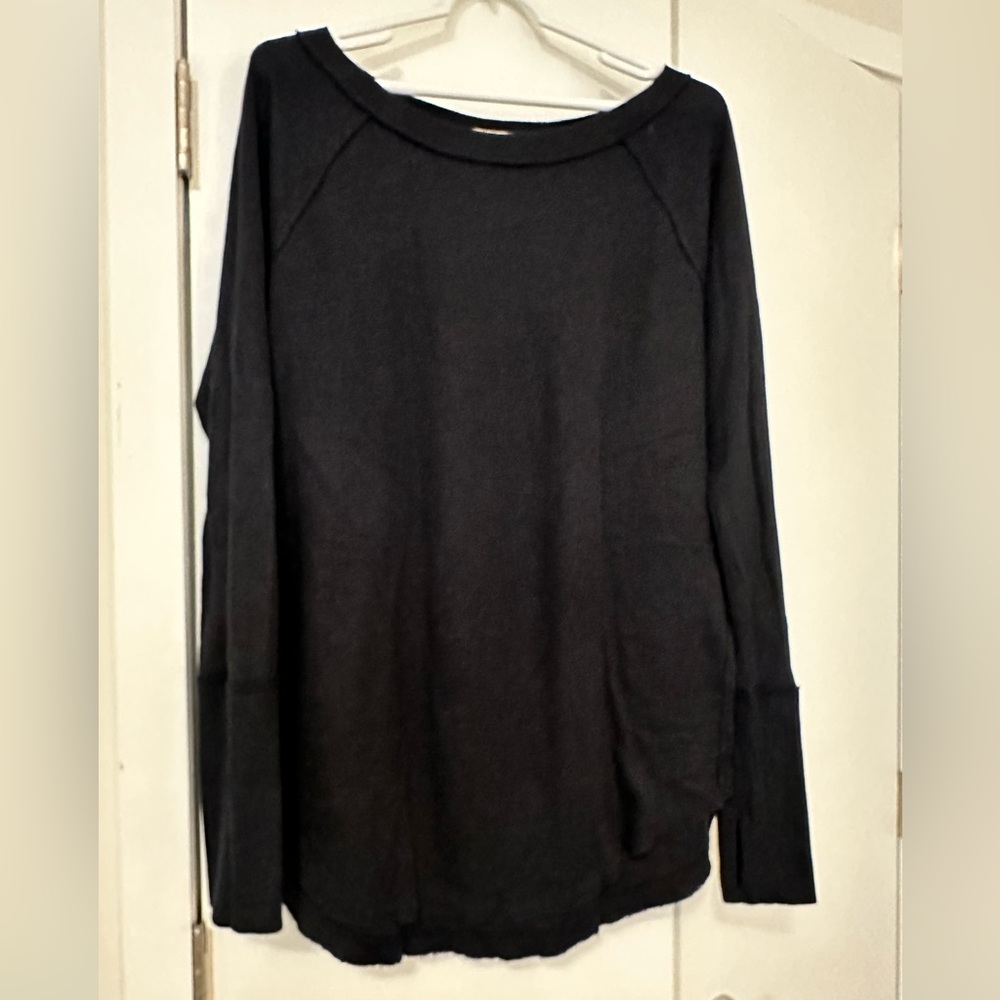 Free People long black thermal